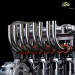 Motor 4-Zylinder Metall Bausatz Motorblock in grau